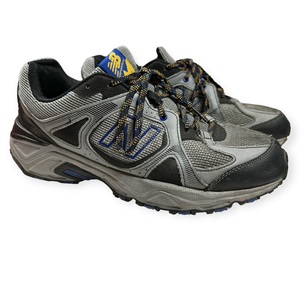 New Balance Men’s 481 V3 Grey And Blue Trail Running Athletic Sneakers Size 11